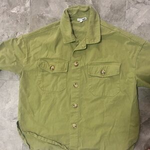 Fashionova Green Casual Shirt Jacket